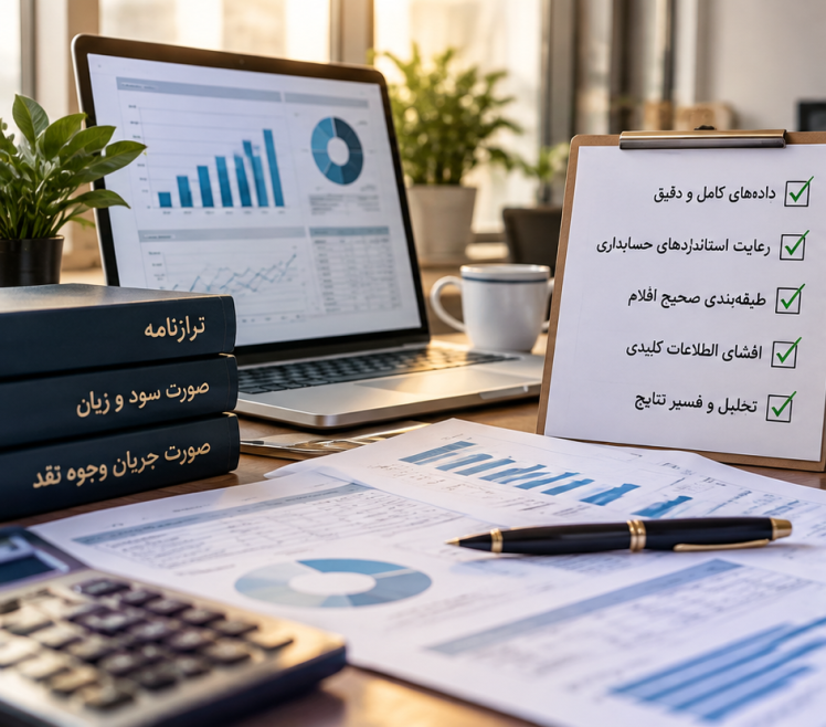 چگونه صورت‌های مالی شفاف و استاندارد بسازیم؟ (چک‌لیست ویژه مدیران)